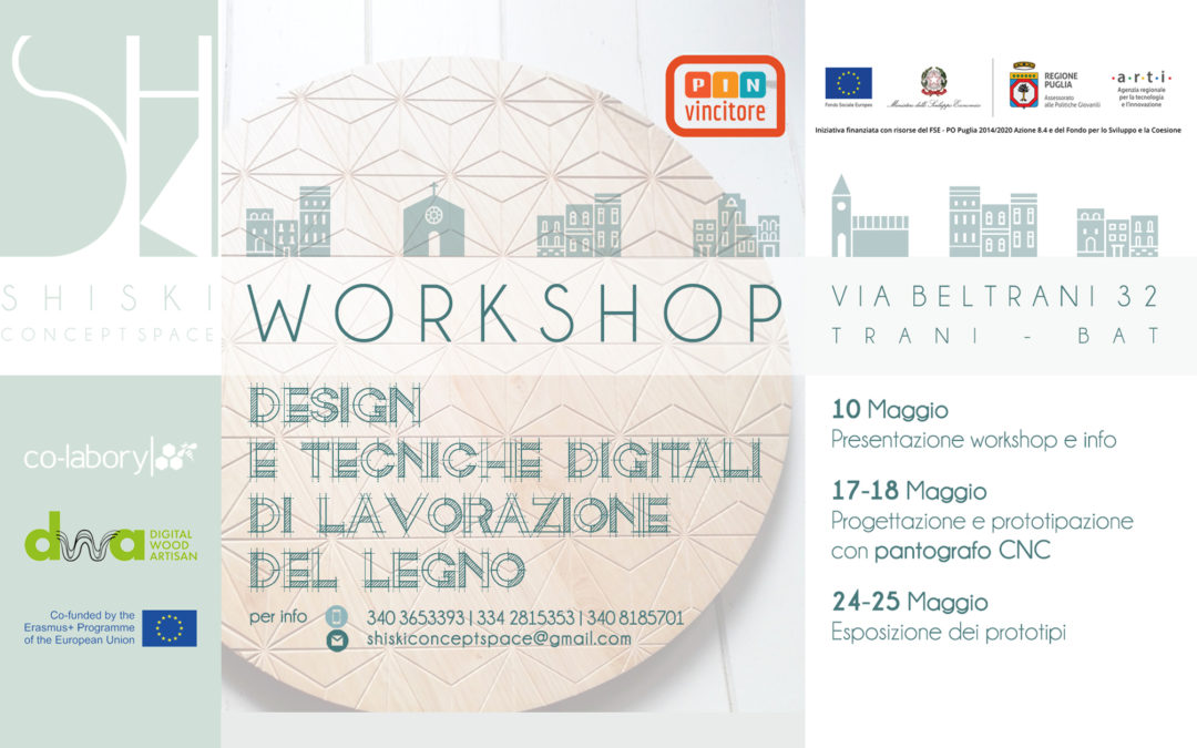 Workshop “Progettazione e tecniche digitali di lavorazione del legno”